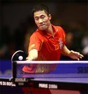 Tischtennis Spieler - Wang Liqin
